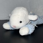Vintage Eden Blue Terry Waffle Weave Thermal Plush Floppy Lamb Sheep 11  Lovey
