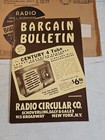 Vintage Radio Circular Co  Bargain Bulletin Catalog  137 Fall 1937 W  Envelope 