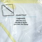 Vtg Carter s Baby Hooded Bath Towel 100  Cotton Terry 32x40 Made In Usa New