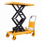 Apollolift Platform Table Cart Truck 1760lb Hydraulic Scissor Lift Table 59 