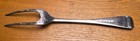 Antique Solid Sterling Silver English Hallmark Signed Serving Meat Fork 8      47g