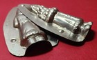 Small  5 In Antique Metal Father Christmas santa Claus Chocolate Mold