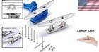 4 Inch Dock Cleat -  316 Stainless Steel Mooring Accessory With Screws
