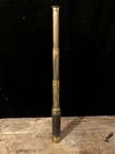 Antique 19th Century 23    Brass   Leather 4 Draw Telescope Spyglass W  Lens Cover