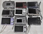 14 Digital Cameras   1 Nikon 35mm Various Manufacturers For Parts Or Repair