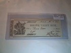 Sling s     rare Vintage 1844 Mohawk Valley Bank Us Bank Check New York State  8 8
