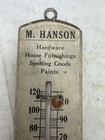 Dorfmann   Sons Antique Advertising Thermometer M  Hanson Hardware Allendale Nj