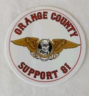 81 Hell s Angels Orange County Support Decal sticker Licensed Devil Skeleton 3 5