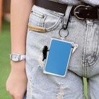 Waterproof Id Badge Holder Clear Hard Plastic Card Case Slim Lanyard Protector