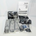 Panasonic Cordless Phone Answering Machine 3 Handsets Metallic Black Kx-tgd830