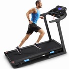 3 25hp Electric Foldable Treadmill Running Machine W incline  18  Wide Belt  App