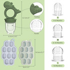 Baby Breastmilk Popsicle Molds   Baby Fruit Feeder Pacifier  Silicone Baby Food 