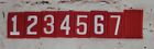 Bsa Boy Scouts Of America Red white Troop Number Patches  New