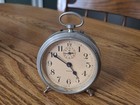 Vintage Early Rare Veglia Repetition Peg Leg Alarm Clock Made Italy Tested Works