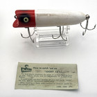 Vintage Heddon Lucky 13 Fishing Lure Rare Red White Old Original Paperwork Box