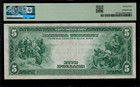 1918  5 Federal Reserve Bank Note - St  Louis Fr-797 - Graded Pmg 35 - 46 Known