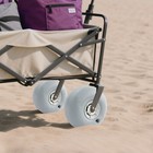 2pcs 55kg 121lbs Balloon Beach Sand Tire Beach Cart Tires Beach Balloon Wheel