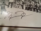Micheal Jordans Collage Autographed Picture With Certificate Of Authenticity