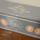 Vintage Set Of 8 Avon 1984  Porcelain Fashion Thimbles W  Display Rack   Boxes