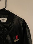 Vintage Michelob Beer Anheuser Busch Zip Black Satin Bomber Jacket - Men s Xl