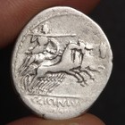 Apollo Spear Denarius 84bc Ancient Roman Republic Silver Coin Rome Licinius