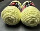 Red Heart Super Saver Pale Yellow Medium Yarn 7 Oz  364 Yards  2 Pack