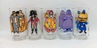 Vintage 1977 Mcdonald   s Action Series Collectors Glasses Lot Of 5