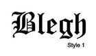 Blegh Decal Heavy Metal Hard Rock Hardcore Breakdown Many Styles And Colors