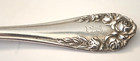 8 1 2  Wallace Rose Sterling Silver Cold Meat Serving Fork