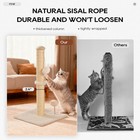 22 Inch Cat Scratching Post Cat Scratcher Natural Sisal Rope Scratch Post Kitten