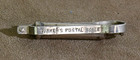 Antique Parker s Pocket Postal Scale - Patent 1880 - Foldable Spring Fishing