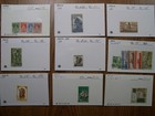 Papua New Guinea 1940-1995 Used Collection On Dealer Cards 1846 Cv  510 Ux1