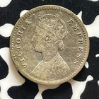 1887 India 2 Annas Lot t5697 Silver 
