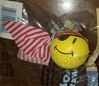 2 Yellow Happy Face Pirate  Antenna Balls With Earrings   Bandana New In Package