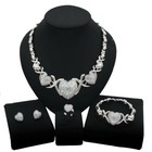 Hugs  kisses Xo Set Necklace Bracelet Earrings Ring Silver Layered Gold Filled 