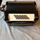 Settimio Soprani Vintage Black Accordion With Case And Straps