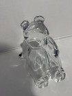 24  Lead Crystal Bear Coin Bank Gordon Scott Czech Republic