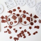 6pcs Silicone Cookie Molds  Handmade Candle Molds  Soy Wax Molds 