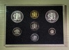 Jamaica 1994 Out Catalog 7 Coins Proof Set Rare W 2 Silver Coin Ernest Hemingway
