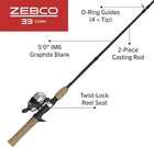 33 Cork Reel And Fishing Rod Combo  Graphite Fishing Rod With Cork Handle