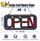 Open Signs For Business 32x16 Inch Large Bright Open Sign Neon Led Lighted