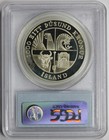 2000 Iceland Leif Erikson 1000 Kronur Silver Commemorative Pcgs Pr 69 Dcam