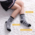 6 Pairs Kids Merino Wool Hiking Socks Boys Girls Toddlers Winter 4-7 Years Wool