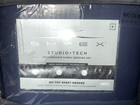 Sheex Studio Tech Fitted Sheet  Duvet  Shams  Pillowcases Navy grey King calking