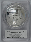 2019 5oz  999 Fine Silver 50th Anniversary Apollo 11 Proof Pcgs Pr69 Dcam