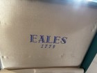 Eales 1779 Glass   Metal Salt   Pepper Shakers Set Of 8  Clear Silver Boxed Set