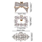 Crystal Shoes Buckle Rhinestone Shoe Clip Diy Shoe Decor For Wedding Bride Wom  