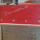 Rare Vintage Emerson Hybrid Tube   Transistor  Radio Model 843 Transistor Iii