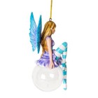 Pt Amy Brown Designer Fairies Hyacinth Bubble Rider Fairy Ornament