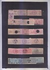 India Queen Victoria 57 Pieces Revenue Fiscal Stamp For Collection  